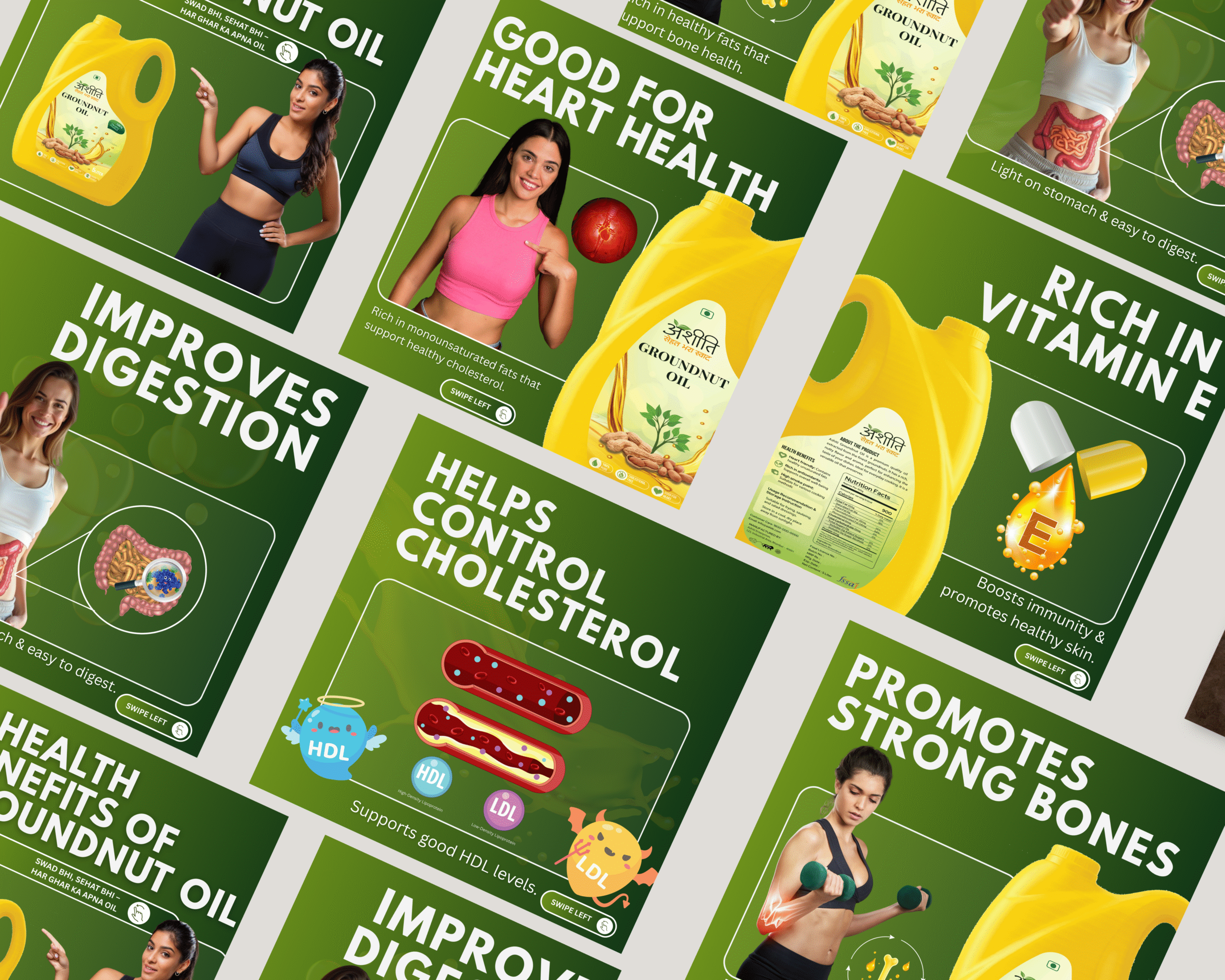 Beige Minimalist Social Media Visual Brand Mockup Photo Collage